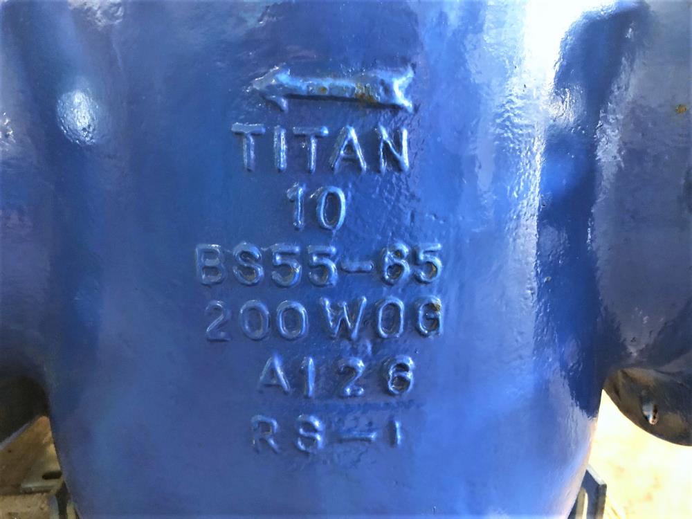Titan 10" Flanged Simplex Strainer BS55-65, Body A126